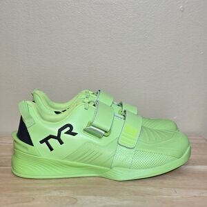 TYR L-2 Lifter Weightlifting Shoes Limelight Green Men's Size 11.5 Women's 13